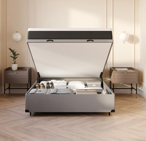 Kit Personalizável Cama Baú + Colchão  Premium Hybrid II