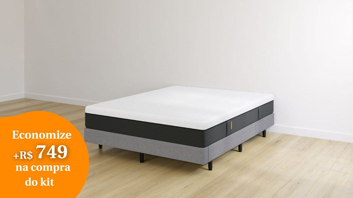 Kit Personalizável Cama Box Select + Colchão Premium Hybrid II