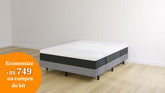 Kit Personalizável Cama Box Select + Colchão Premium Hybrid II